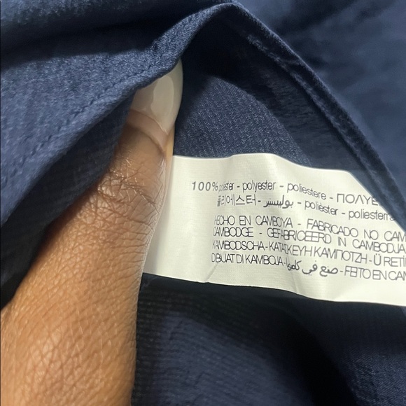 Zara Navy blouse - Picture 6 of 6
